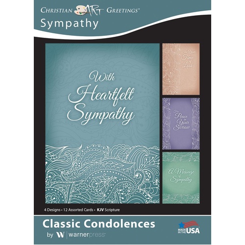 Boxed Cards Symapthy, Classic Condolences