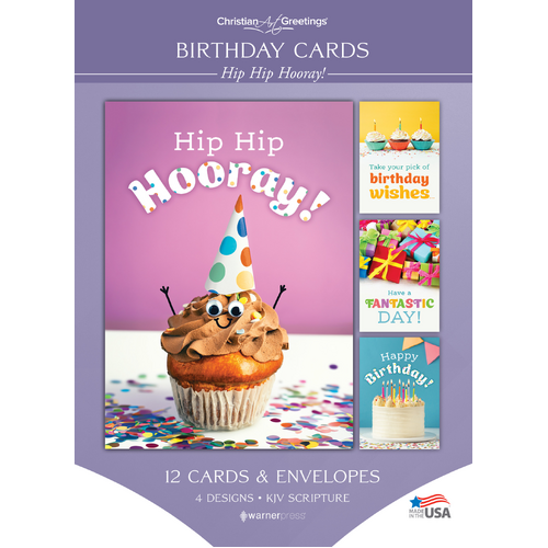 Boxed Cards - Birthday Hip Hip Hooray
