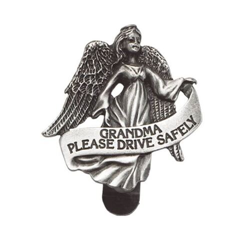 Visor Clip Pewter Grandma