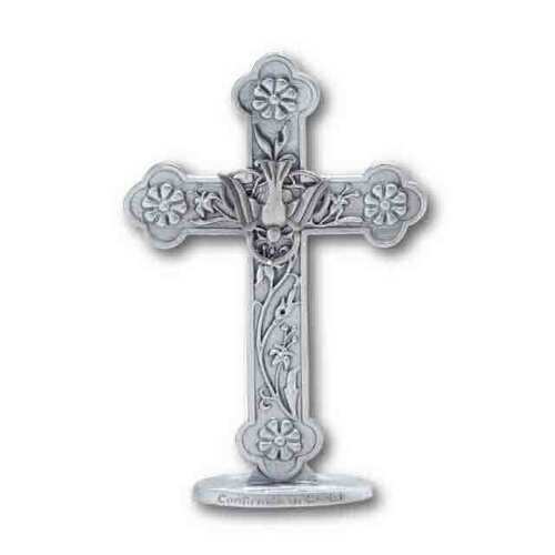 Pewter Cross  - Confirmation Dove