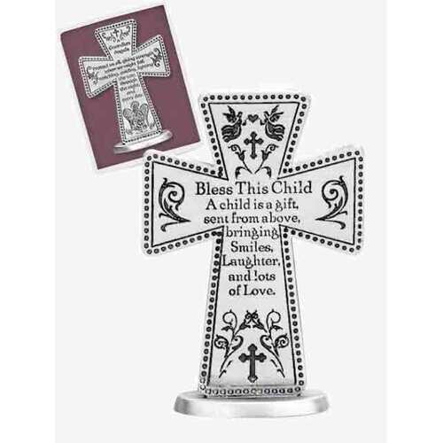 Baby Standing Cross - Bless This Child