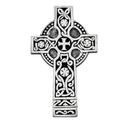 Visor Clip Pewter Celtic Cross