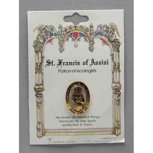 Lapel Pin St Francis of Assisi