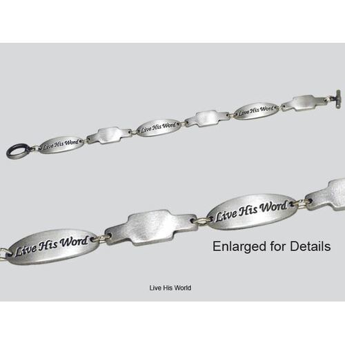 Link Message Bracelet - Live His Word
