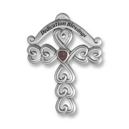 Blessing Cross Ornament - Dedication