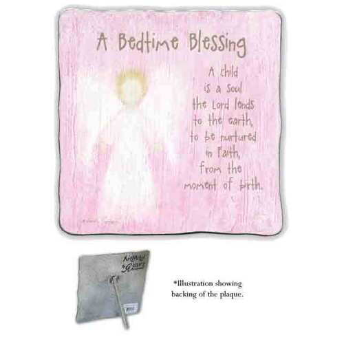 Artmetal - Bedtime Blessings Plaque Pink