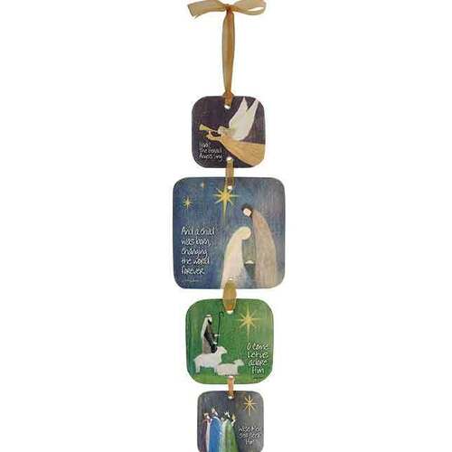Christmas Ornament - 4 Piece Nativity