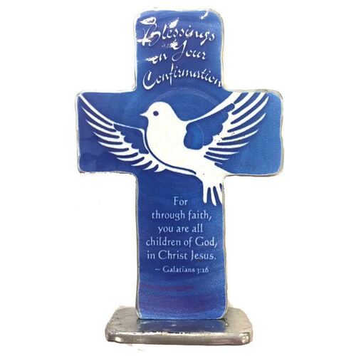Cross Standing - Confirmation Dove