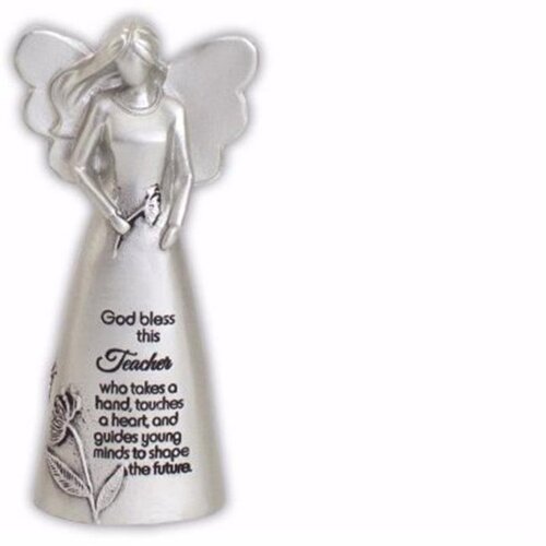 Angel Figurine Metal (125mm) - Teacher
