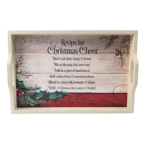 Christmas Cheer Serving Tray 450 x300mm