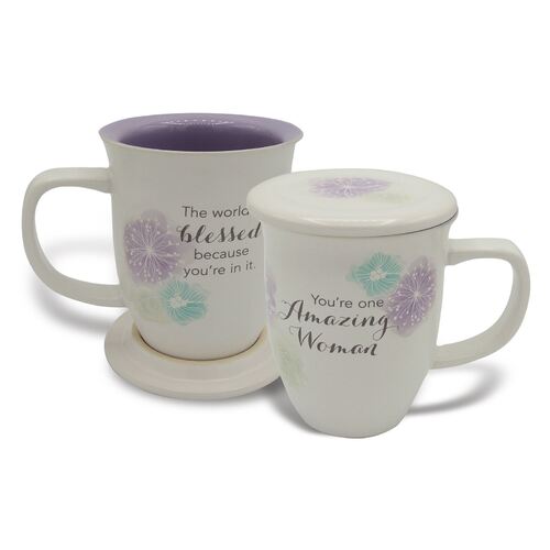 Mug & Coaster Set - Amazing Woman 