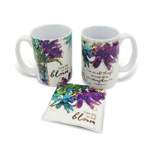 Mug & Coaster Set - Full Bloom 