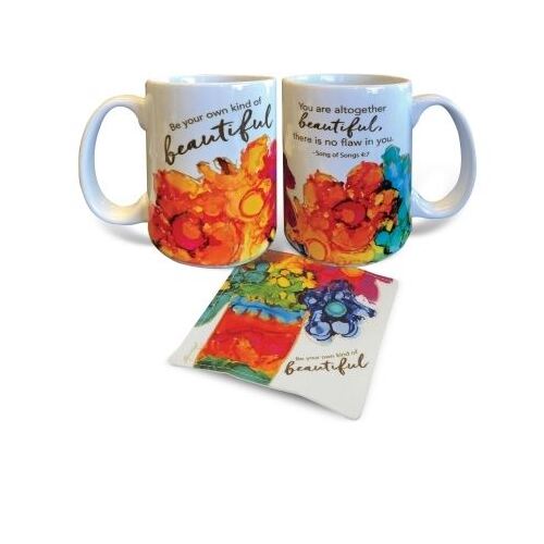 Mug & Coaster Set - Be Beautiful 