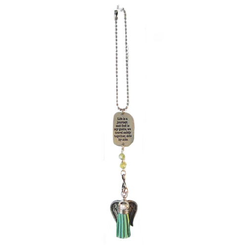 Angel Car Charms w/Tassel - Life is a Journey....
