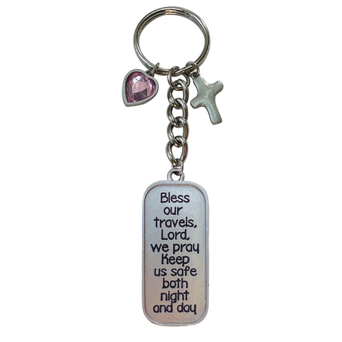 Keyring Tag Gemstone - Bless Our Travels