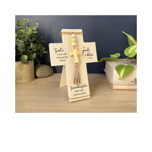 Communion Prayer Cross w/Accents - Granddaughter
