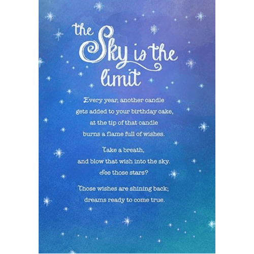 Card - Sky Is The Limit