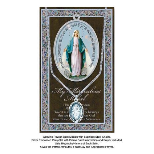 Biography Leaflet with Pendant - Miraculous
