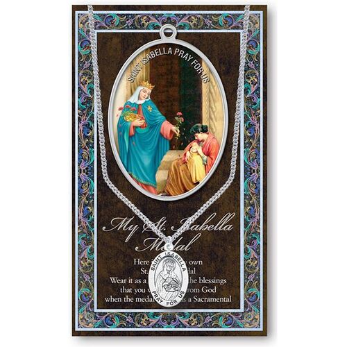 Biography Leaflet with Pendant - St Isabella