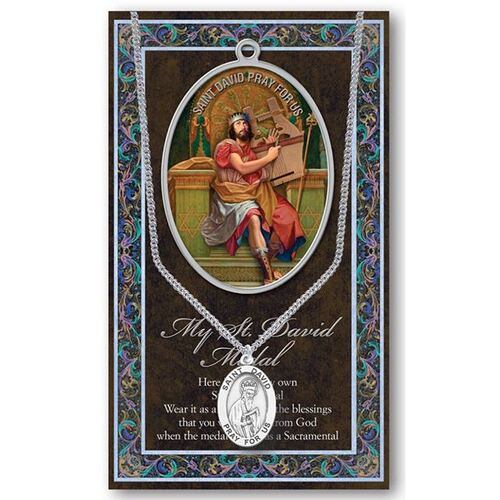 Biography Leaflet with Pendant - St David