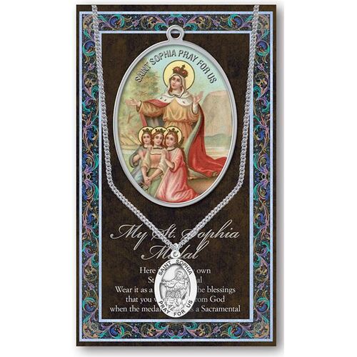 Biography Leaflet with Pendant - St Sophia