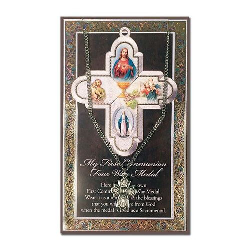 Biography Leaflet with Pendant- First Holy Communion