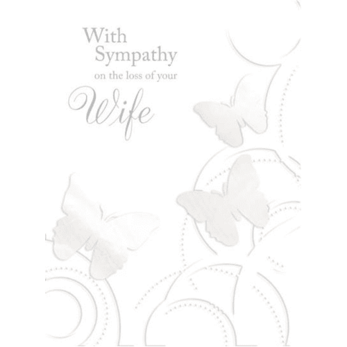 Card - Sympathy Wife