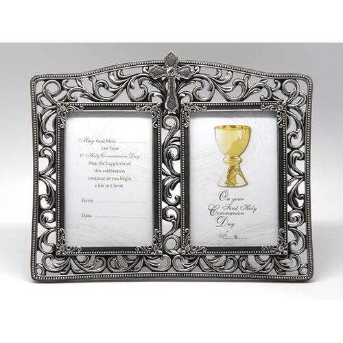 Filgree Double Frame Cross - Communion