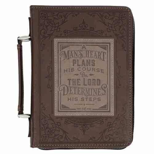 Bible Cover Large - A Man's Heart