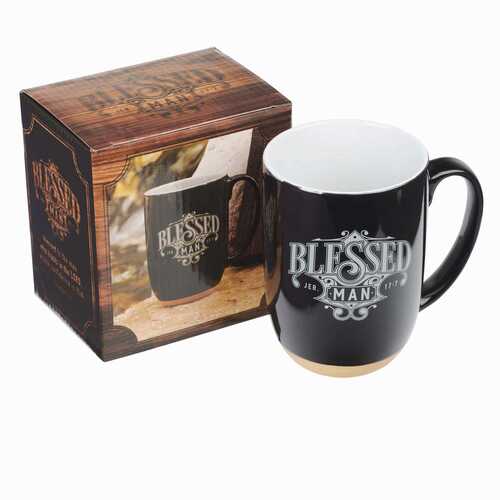 Ceramic Mug Blessed Man 