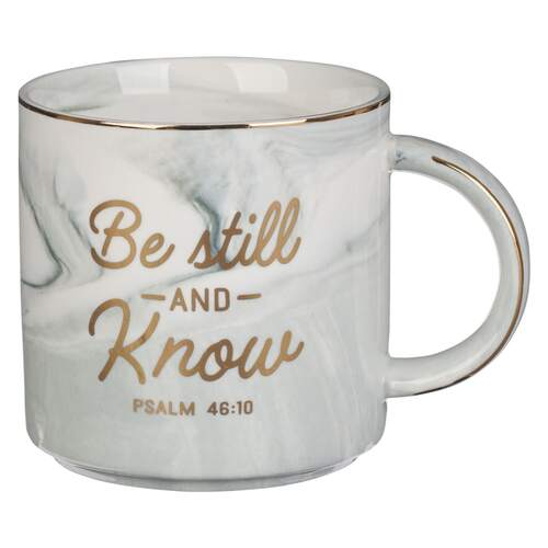 Ceramic Mug:  Be Still and Know, Psalm 46:10,  (384 Ml)