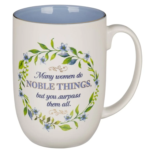 Ceramic Mug Noble Things White (440 ml)