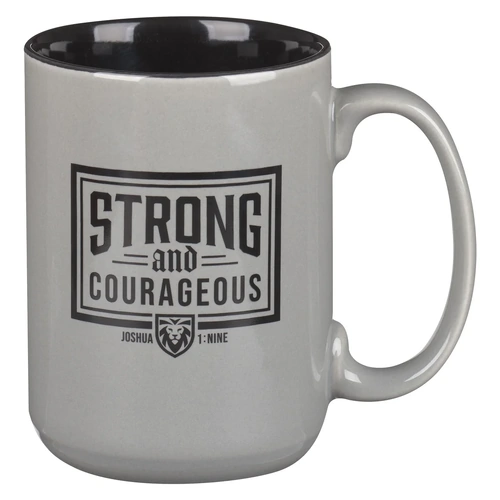 Ceramic Mug Strong and Courageous Dad (325ml)