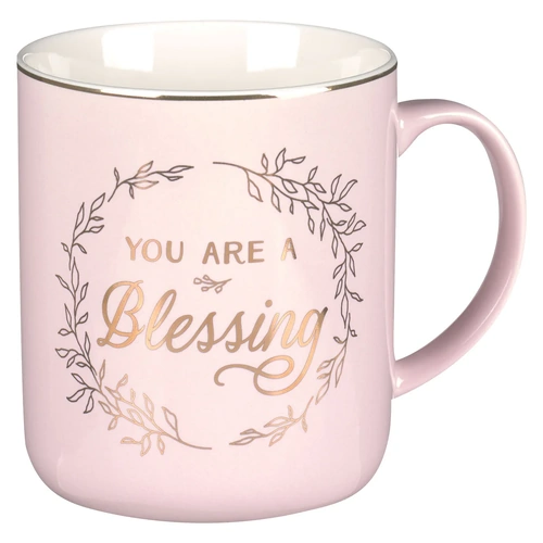 Ceramic Mug You Are A Blessing Pink (414 ml)