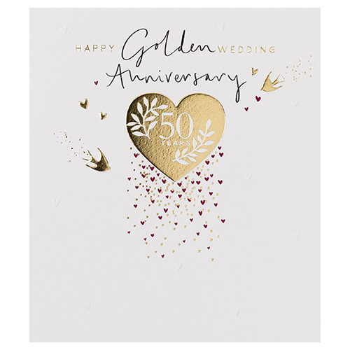 Card - Golden (50) Wedding Anniversary