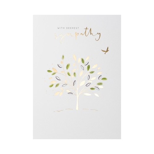 Card - With Deepest Sympathy Tree
