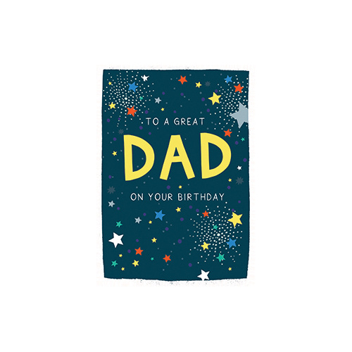 Card - Birthday Dad Stars