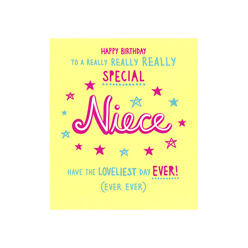 Card - Birthday Special Niece