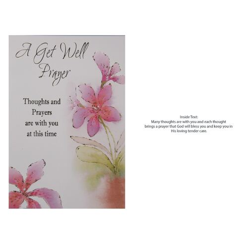 Card - Get Well Prayer