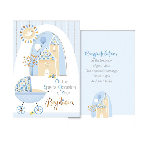 Card - On Your Baptism Boy