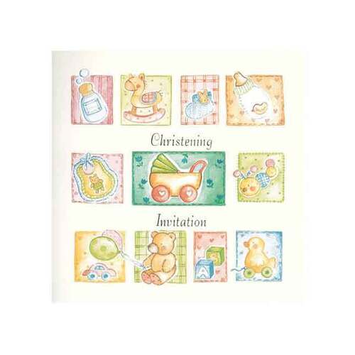Card Christening Invitations