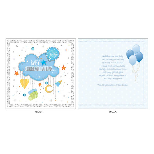 Card - Baby Congratulations Boy