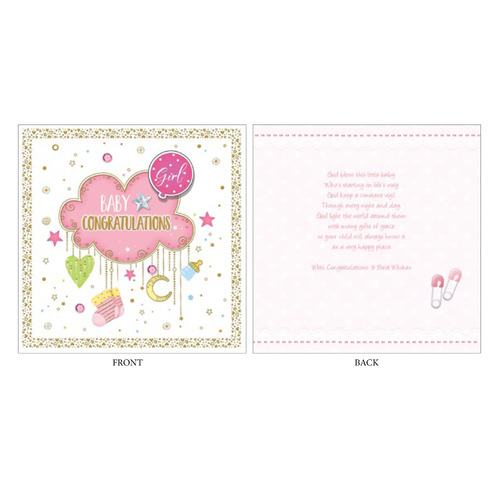 Card - Baby Congratulations Girl