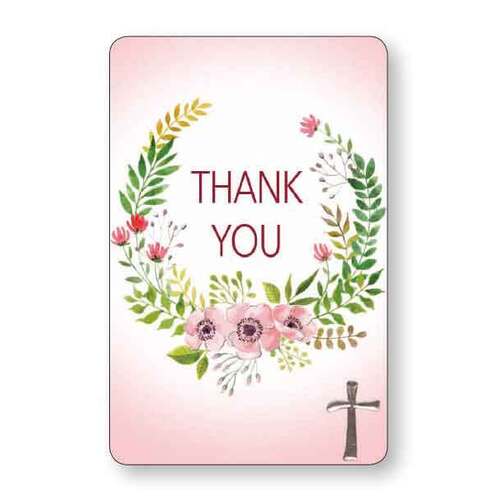Laminated Prayer Card - Thank You