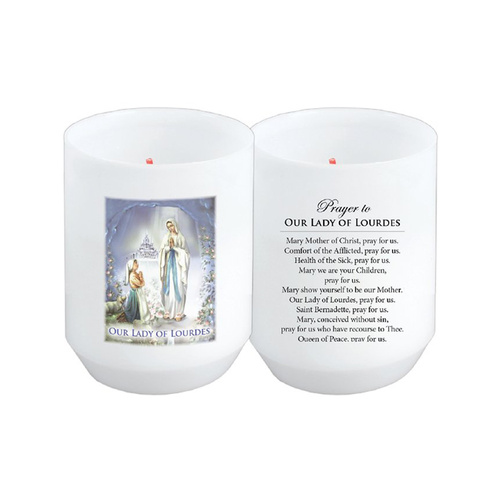 Devotional Candle - Our Lady of Lourdes