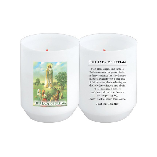 Devotional Candle - Our Lady of Fatima