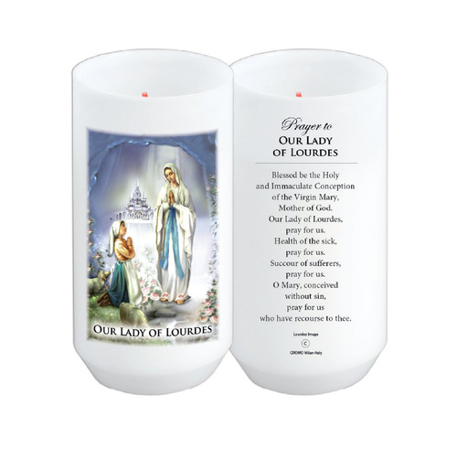 Devotional Candle - Our Lady of Lourdes