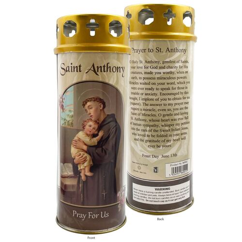 Devotional Candle - St Anthony