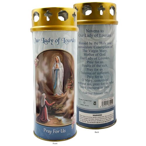 Devotional Candle - Our Lady of Lourdes