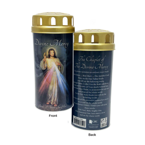 LED Devotional Candle - Divine Mercy